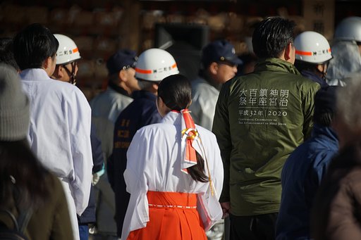 明治神宮にて