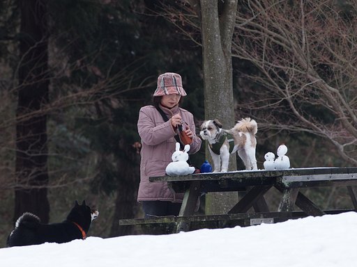 王犬と従者