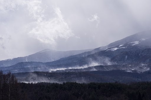 風を撮る_厳冬の御嶽山