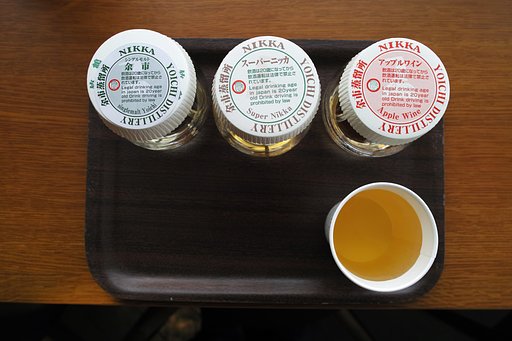 試飲のウィスキー