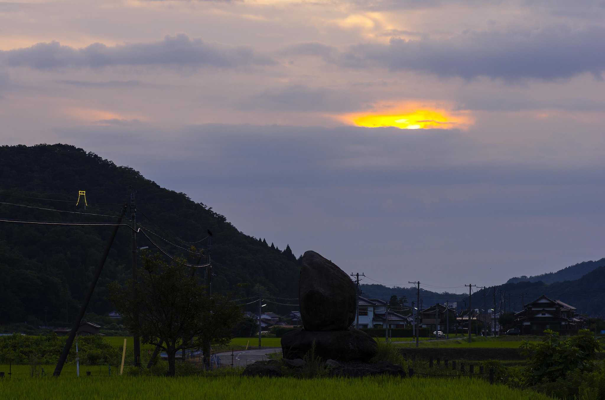 夕暮れ