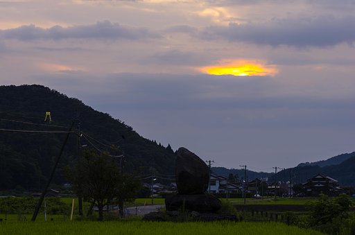 夕暮れ