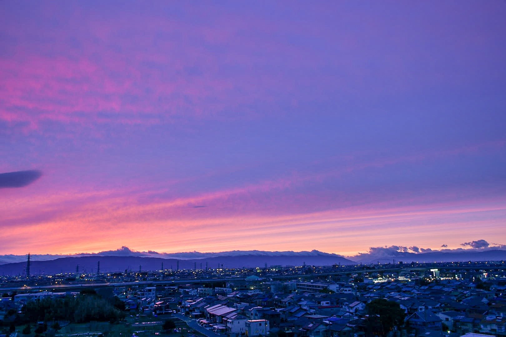 【春景】今日の夕焼け