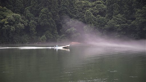 阿賀野川にて