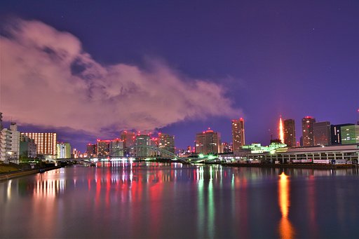 築地夜景
