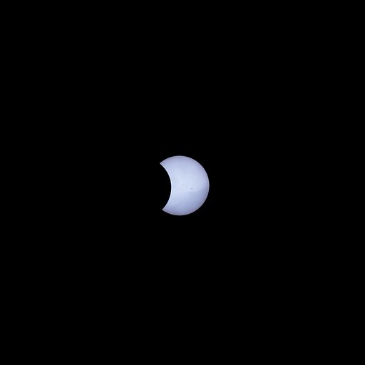 パックマン．．．じゃなかった、 Solar Eclipse 2 😊
