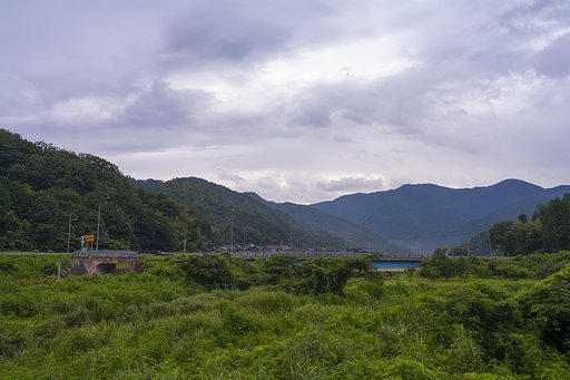 雨がパラパラ