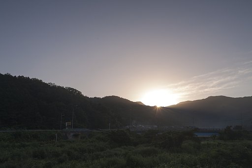 朝日の出