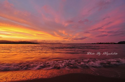 神崎の夕景