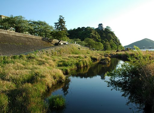 木曽河畔