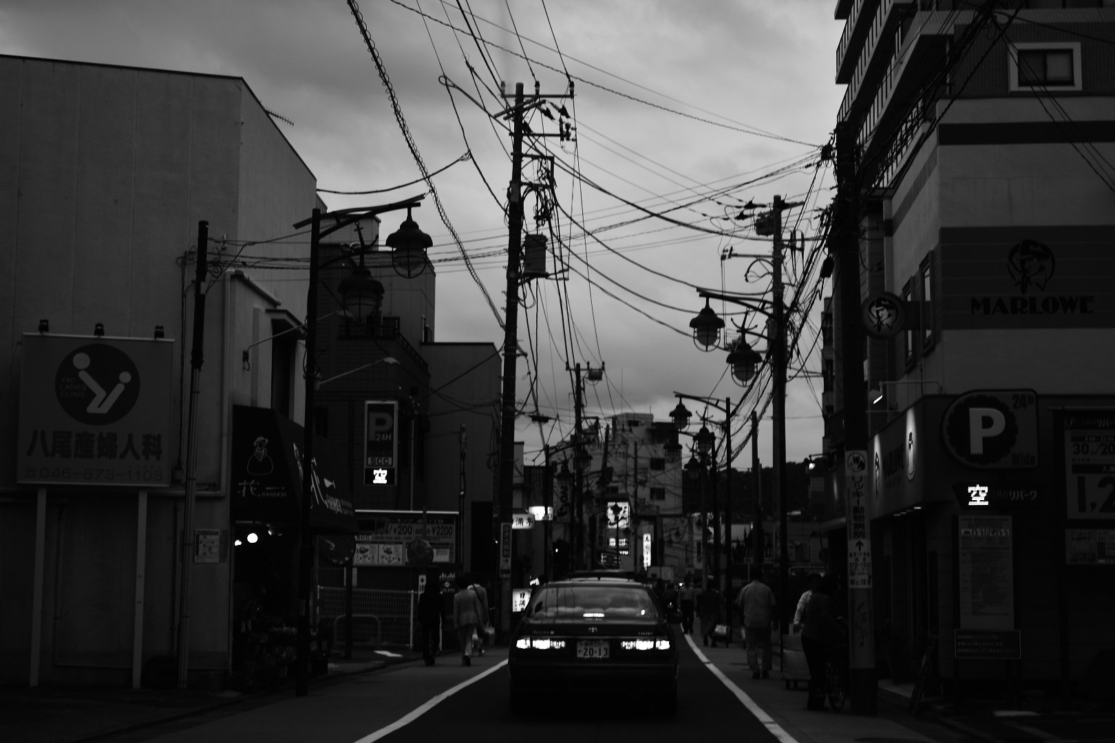 この街のメインストリート、わずか数百メートル