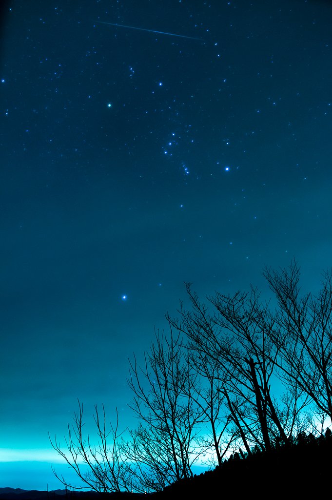 これでも1000mでの空＿ふたご座流星群
