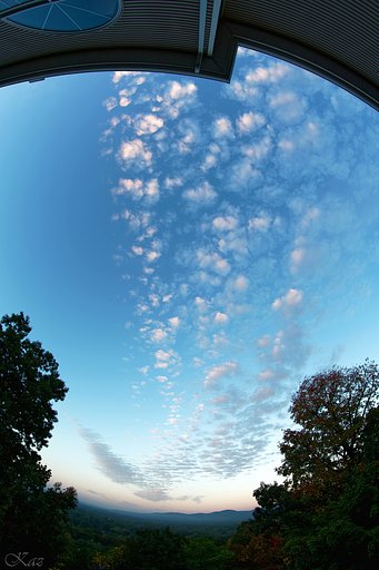 今朝の空