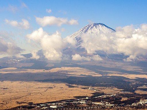 富士山を見る