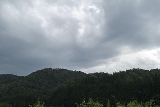 雨の前触れ
