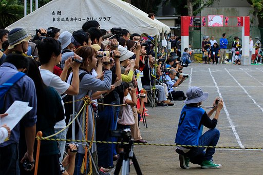 運動会は､子供より真剣？