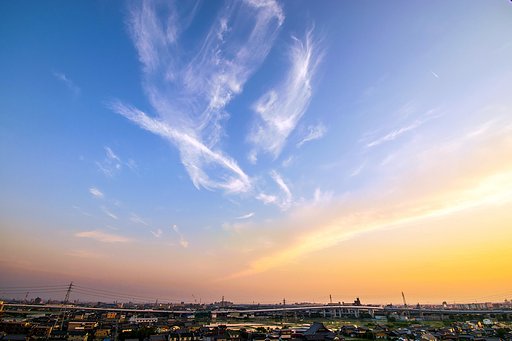 【花・空のある写真】5/26の夕焼け