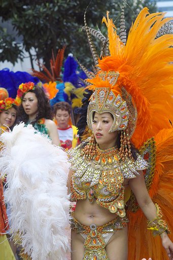 神戸祭り　日本サンバチーム