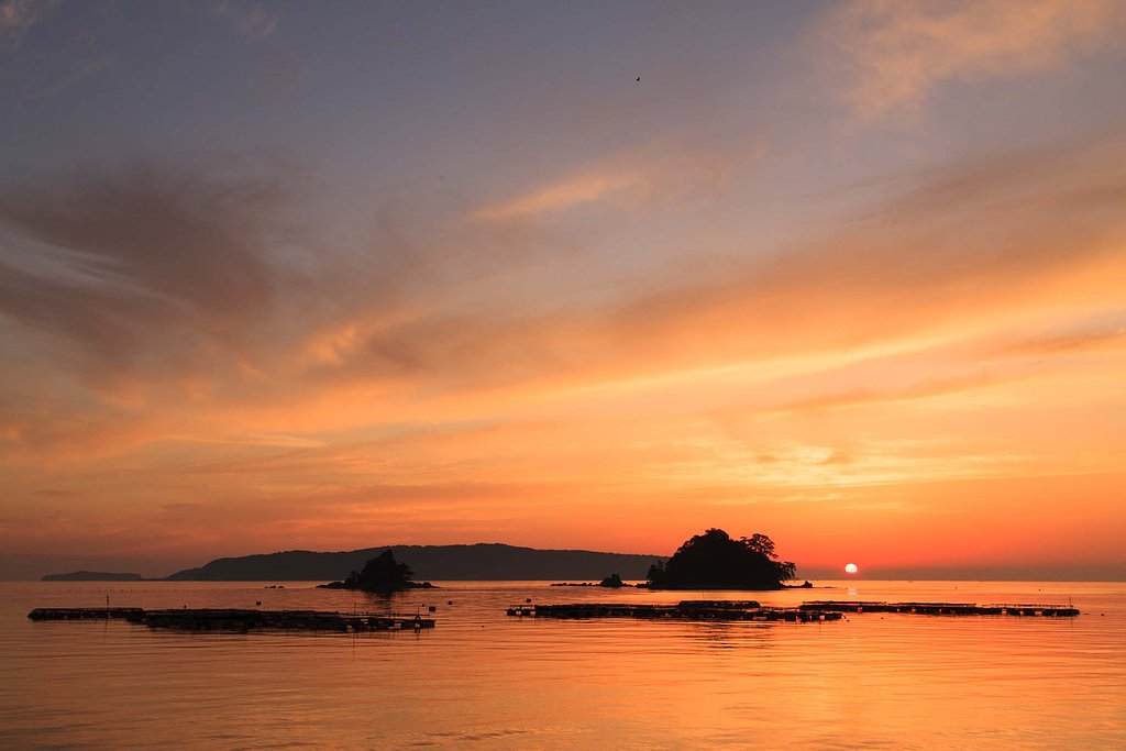 夕景　山口県阿武町