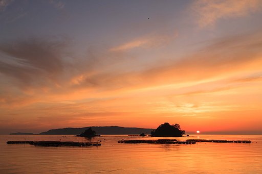 夕景　山口県阿武町