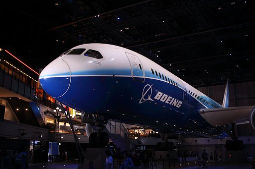 金田パース風のボーイング787初号機