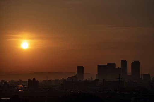 【花･空のある風景】朝焼け