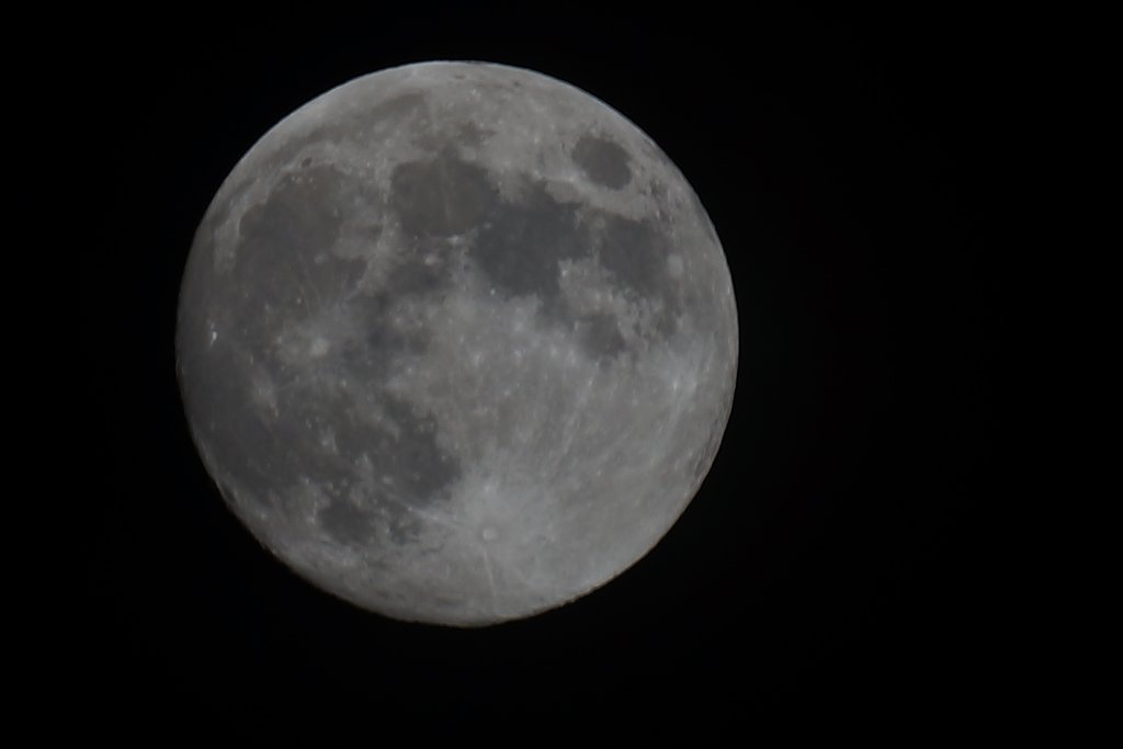 昨夜の月