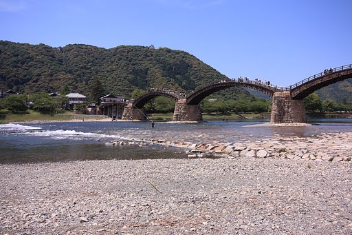 錦帯橋晴天