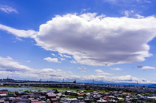 梅雨入り直後の晴れ間