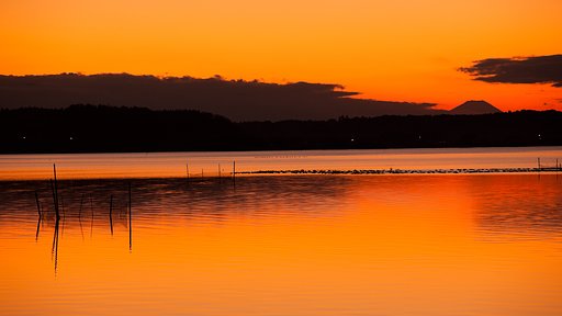 平成最後の大晦日の夕暮れ
