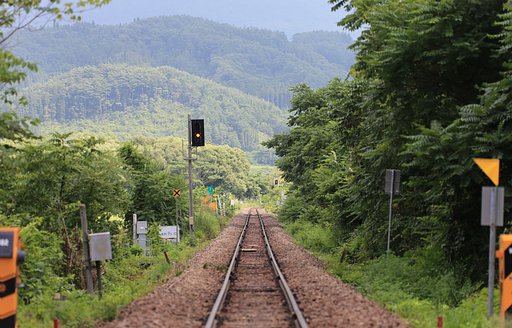 【SUMMER】焼けた鉄路