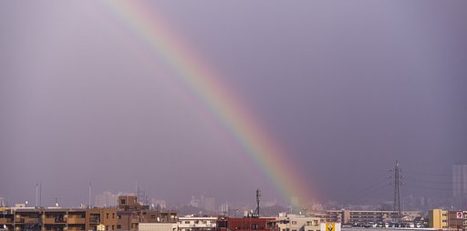 雨雲過ぎて