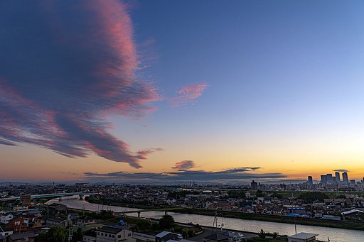 【秋】秋空 夜明け10/15