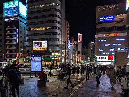 名駅太閤通り口にて