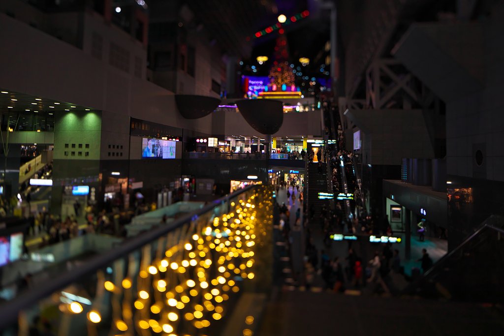京都駅にて