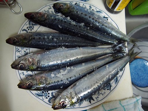 夕食の材料