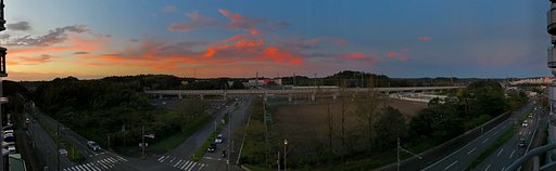 昨日の夕暮れ