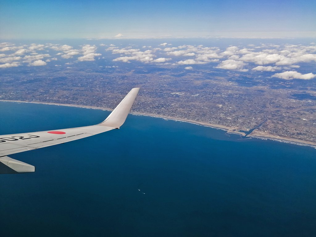 九十九里上空