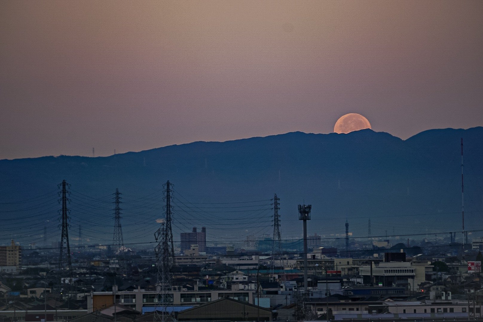 【彩】今朝の月11/13
