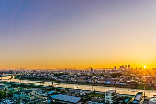 【好きなもの　朝景】3月25日日の出