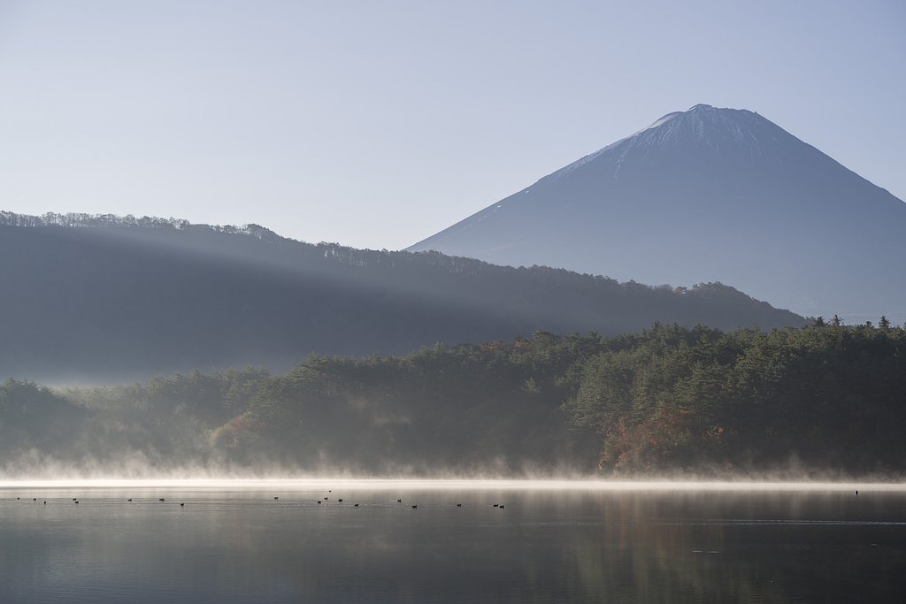 西湖の朝