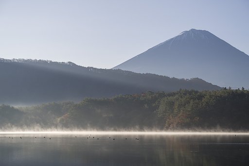 西湖の朝