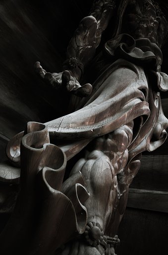善光寺・仁王吽形