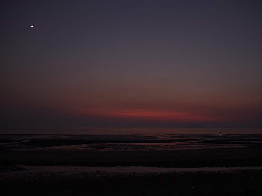 夕日