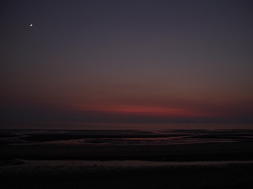 夕日