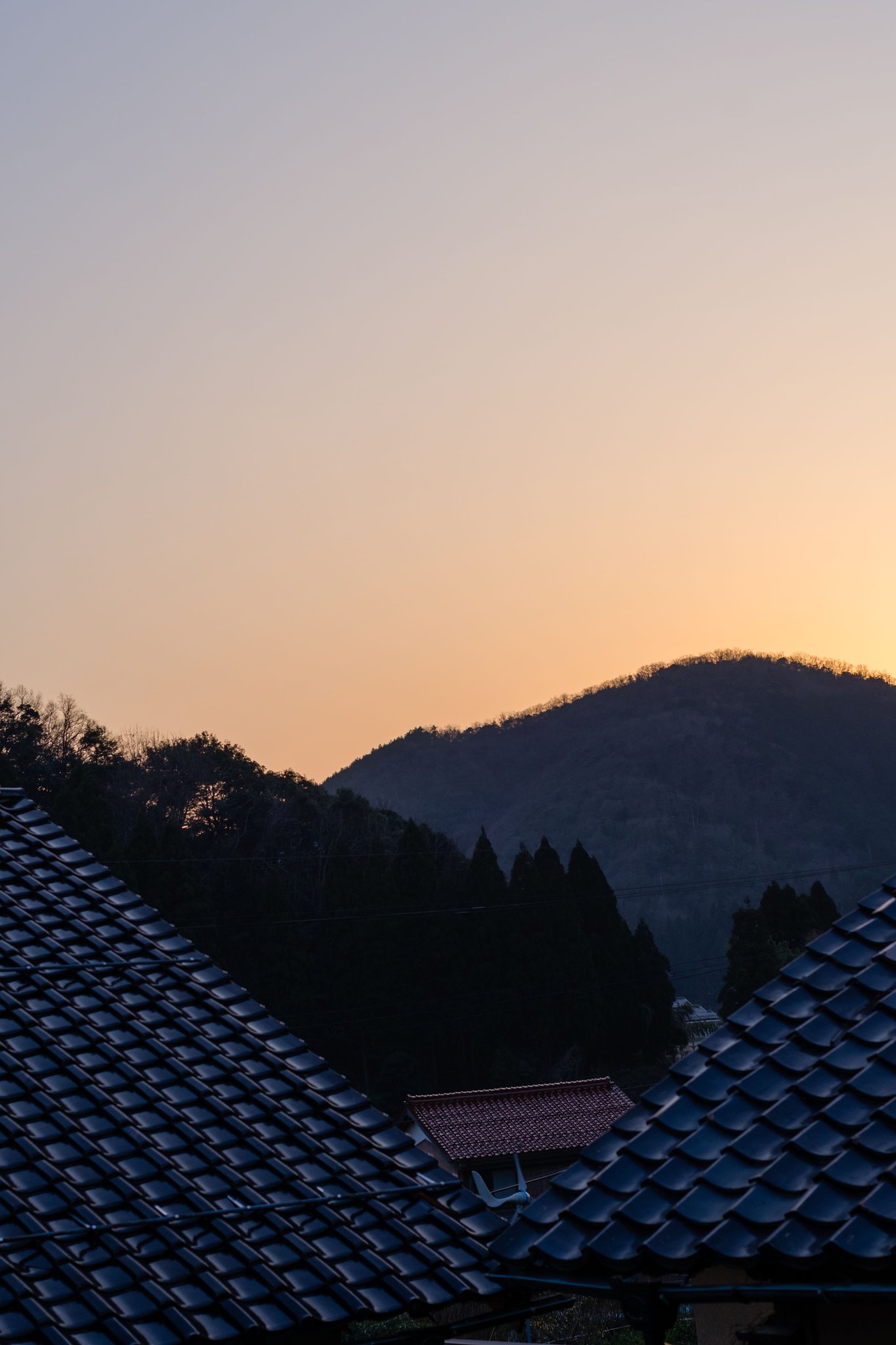 美しい夕焼け