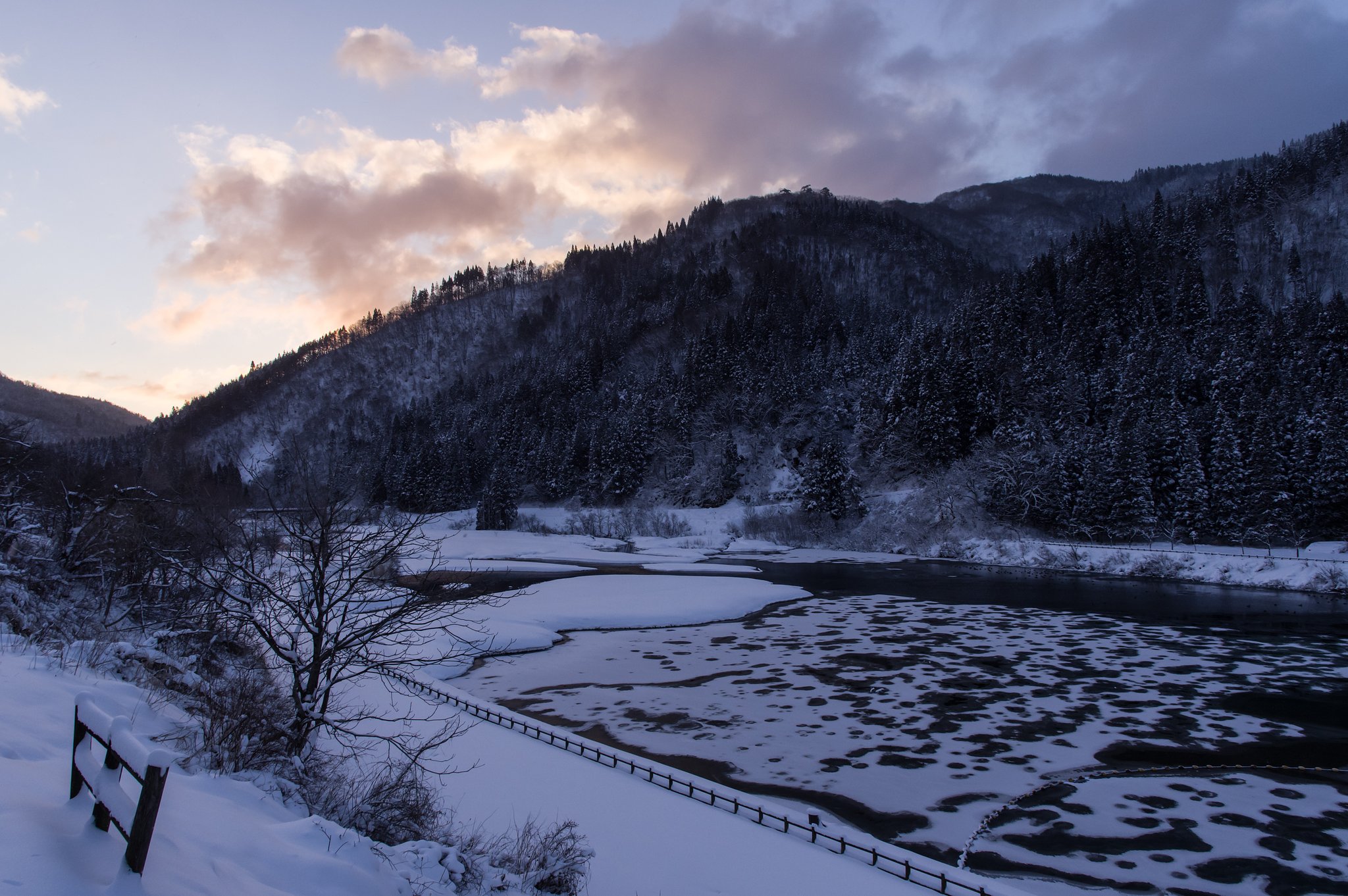 朝焼けon Lake