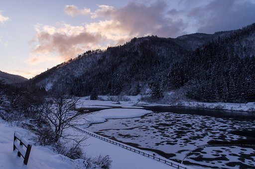 朝焼けon Lake