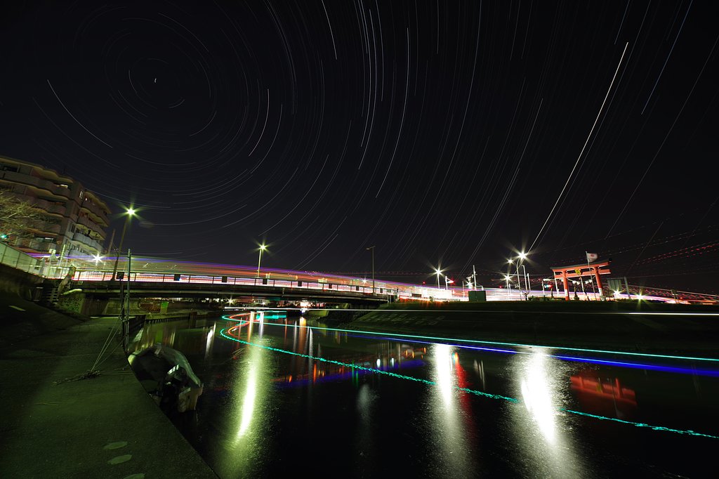 海老取川の星空