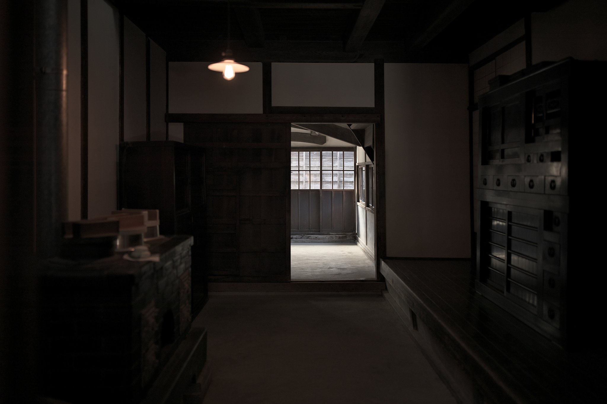 町家風の土間
